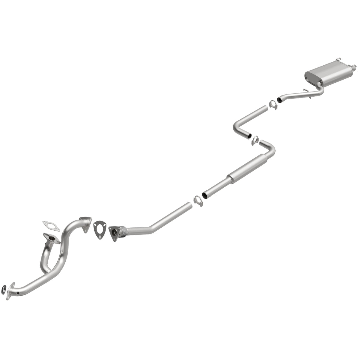 Fits 2001-2006 Chrysler Sebring Direct-Fit Replacement Exhaust System 106-0716