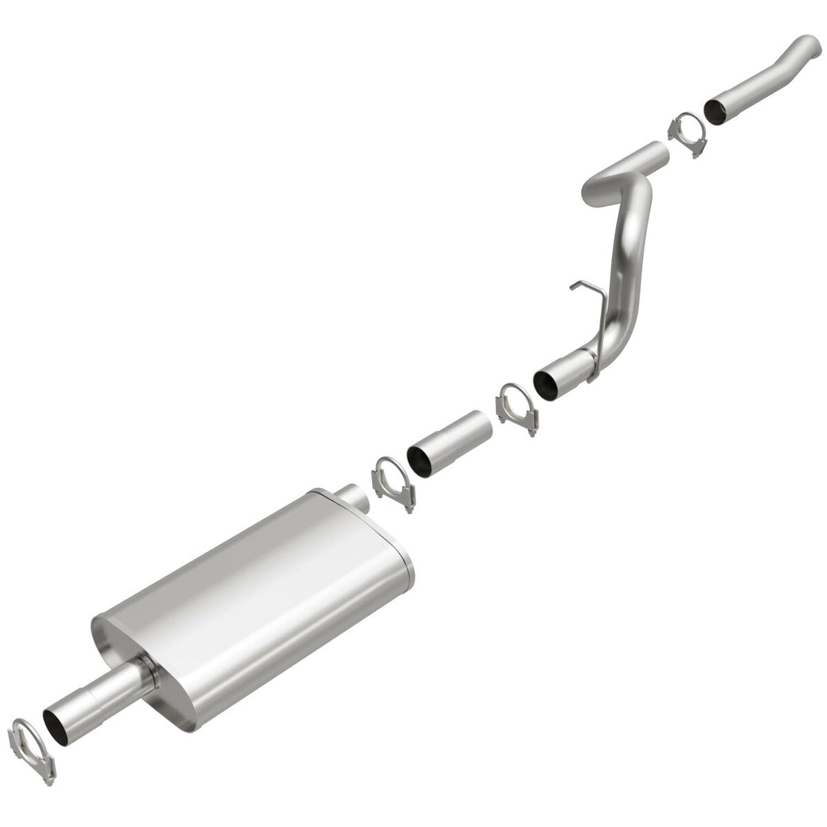 Fits 1987-1995 Jeep Direct-Fit Replacement Exhaust System 106-0721