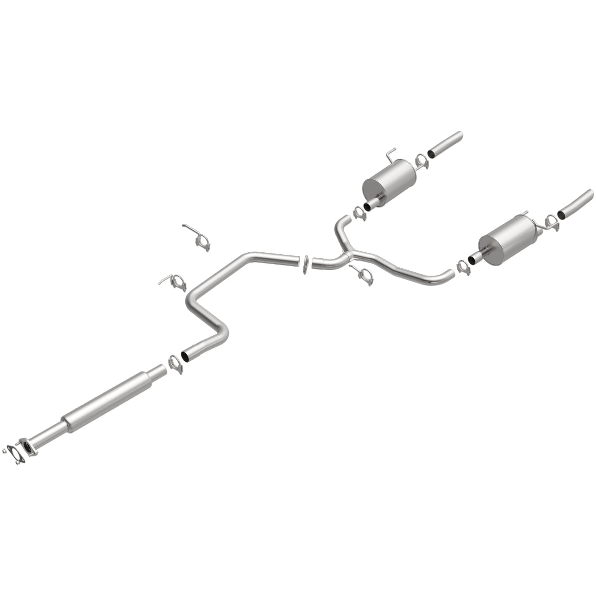 Fits 1997-2002 Pontiac Grand Prix Direct-Fit Replacement Exhaust System 106-0725