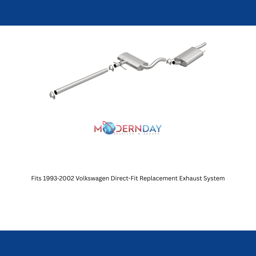 Fits 1993-2002 Volkswagen Direct-Fit Replacement Exhaust System 106-0729