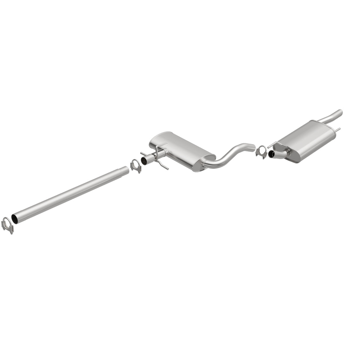Fits 1993-2002 Volkswagen Direct-Fit Replacement Exhaust System 106-0729