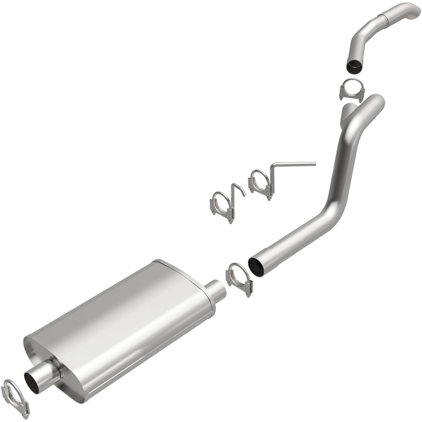 Fits 1993-1998 Jeep Direct-Fit Replacement Exhaust System 106-0730
