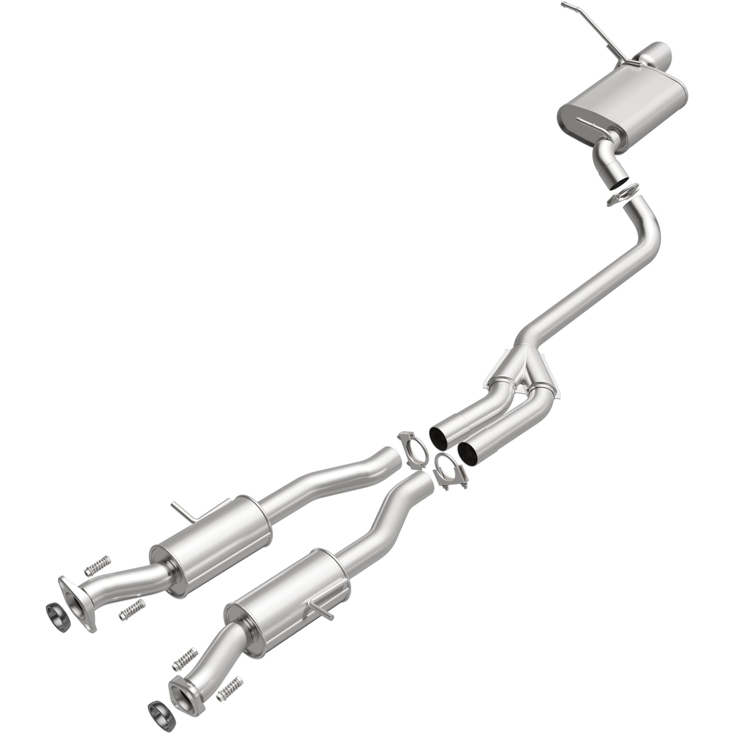 Fits 2014-2022 Jeep Direct-Fit Replacement Exhaust System 106-0750