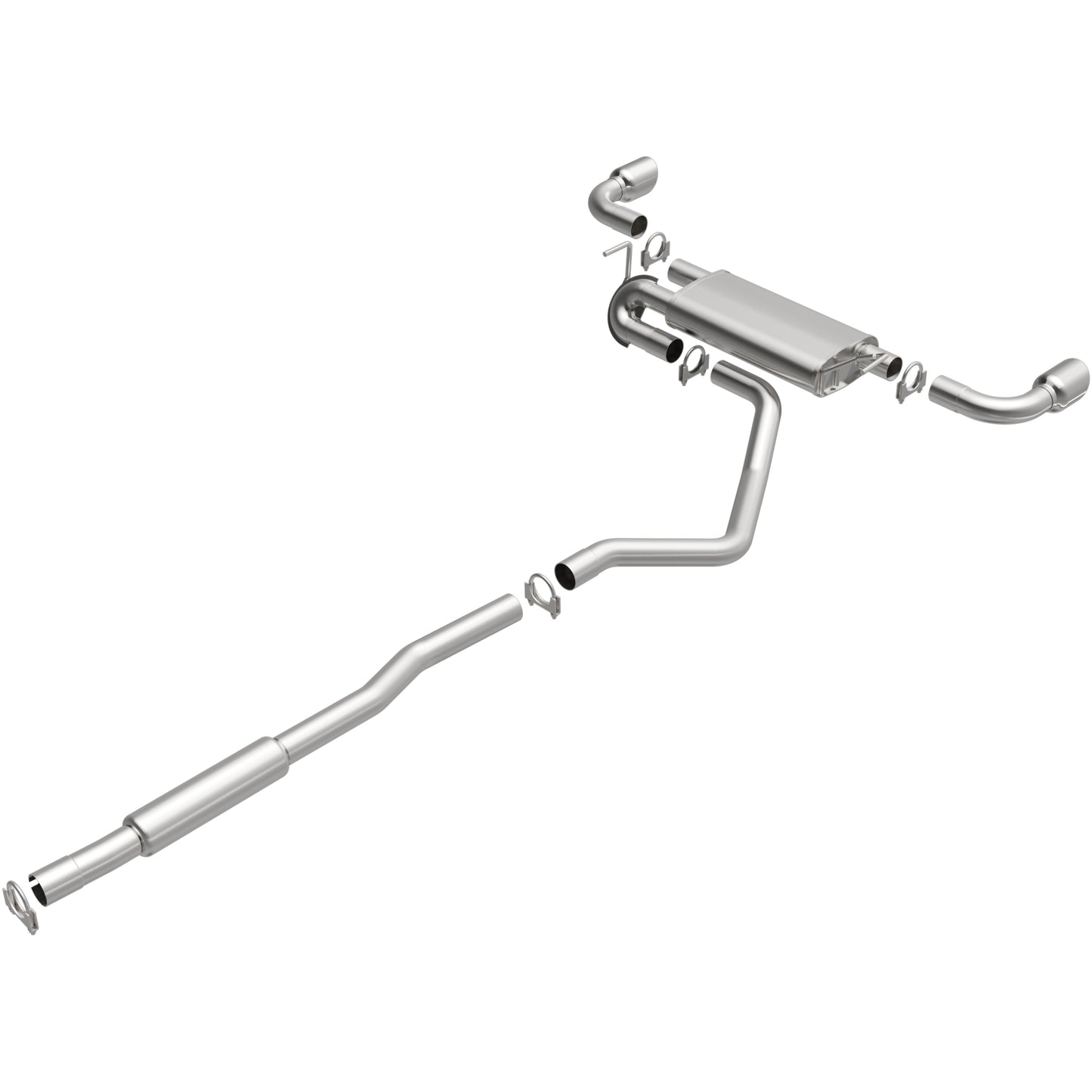 Fits 2014-2022 Jeep Cherokee 3.2L Direct-Fit Replacement Exhaust System 106-0767