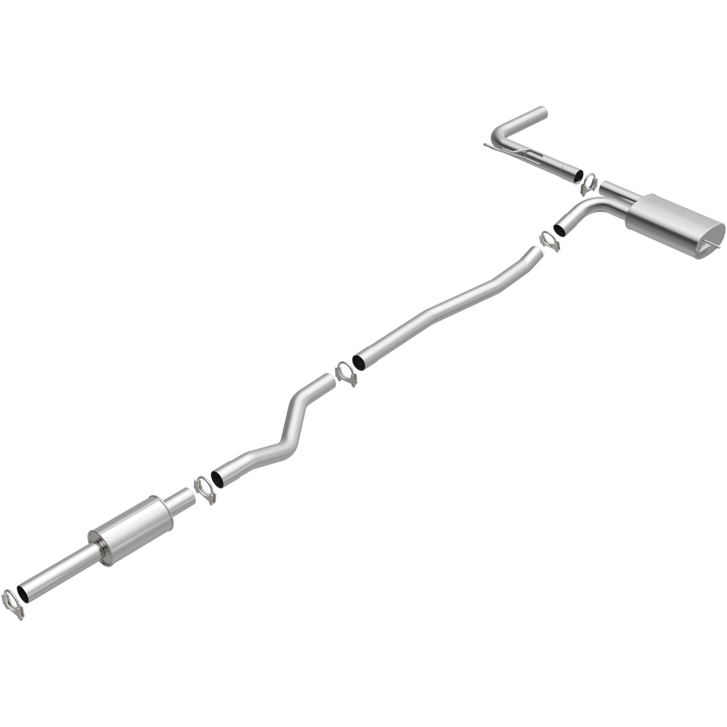 Fits 2013-2018 Ford Fusion Direct-Fit Replacement Exhaust System 106-0789