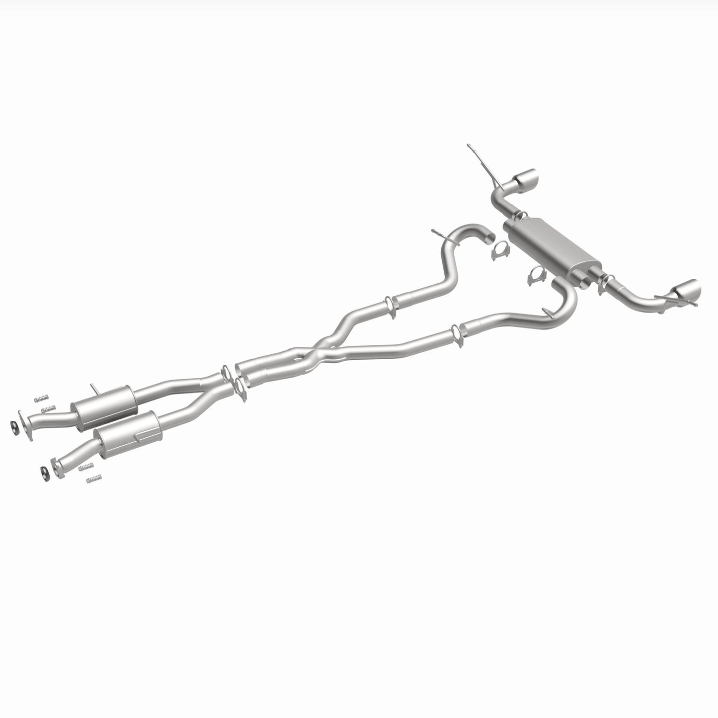 Fits 2011-2022 Jeep Direct-Fit Replacement Exhaust System 106-0834