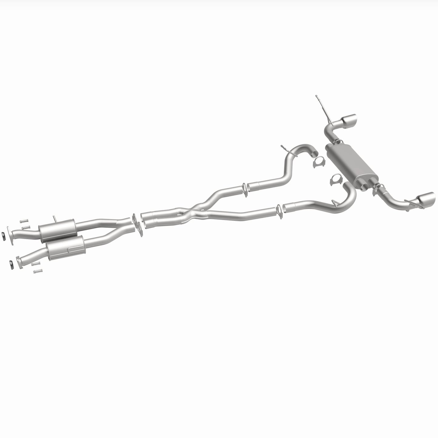 Fits 2011-2022 Jeep Direct-Fit Replacement Exhaust System 106-0834