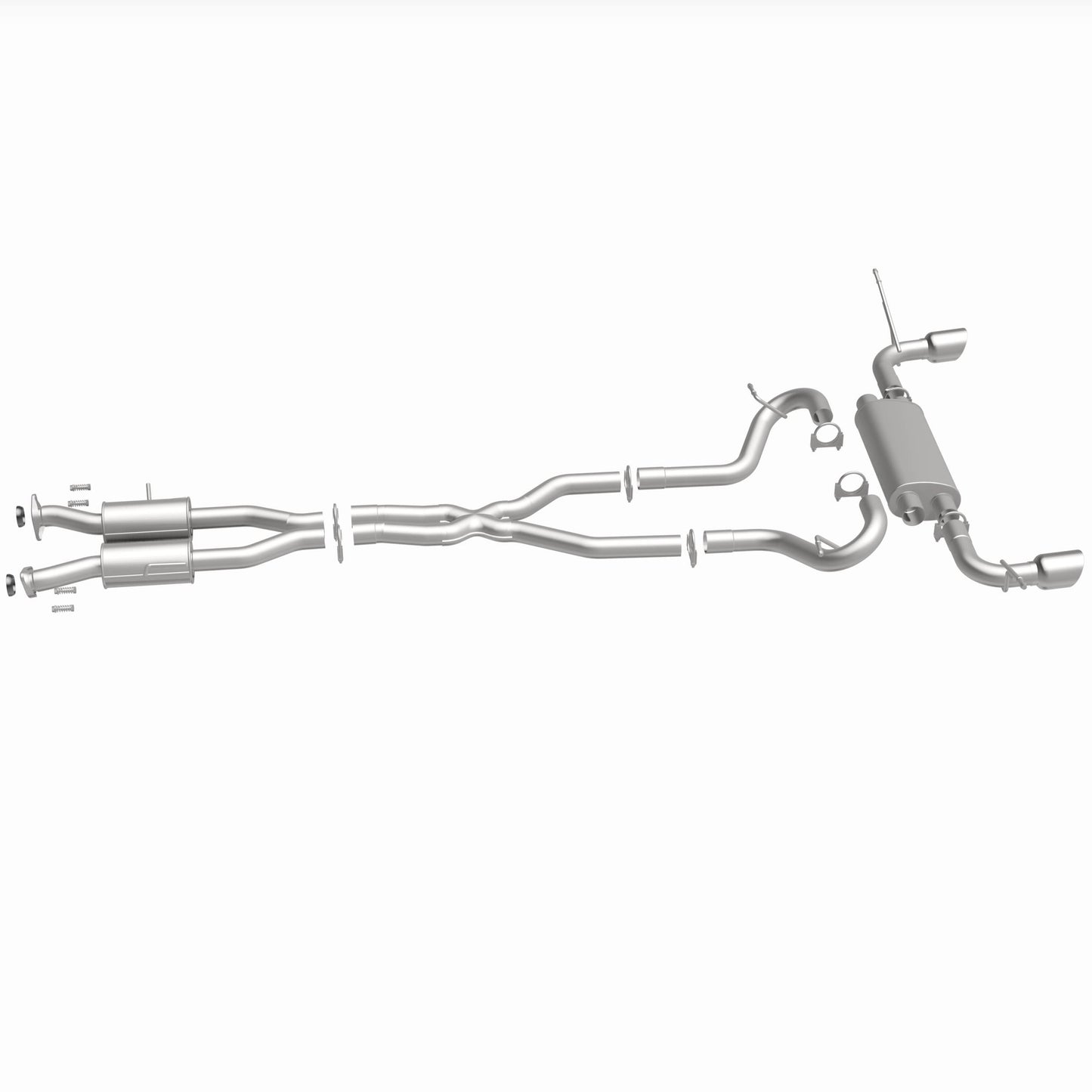 Fits 2011-2022 Jeep Direct-Fit Replacement Exhaust System 106-0834