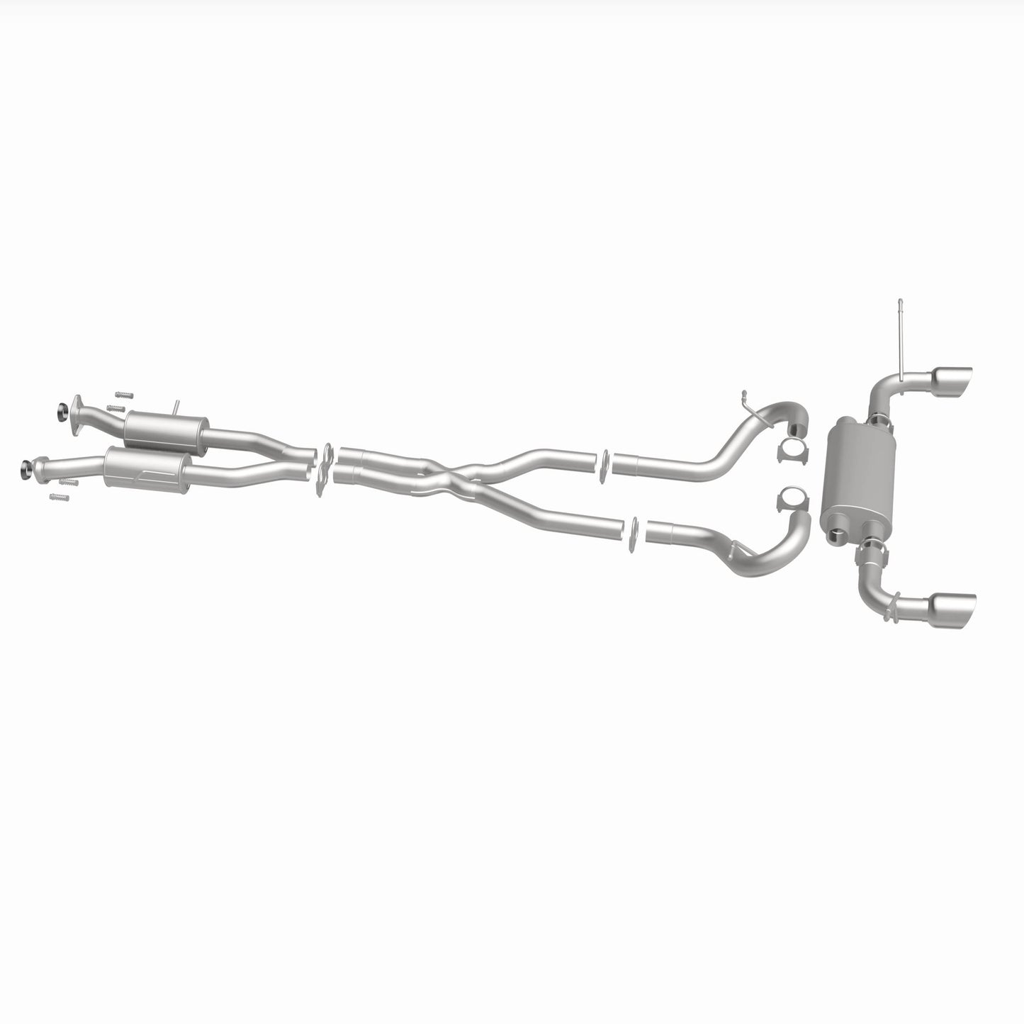 Fits 2011-2022 Jeep Direct-Fit Replacement Exhaust System 106-0834
