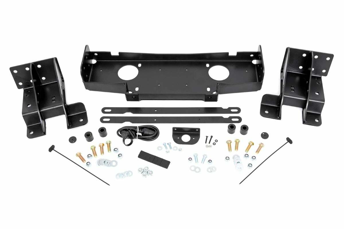 Fits Jeep Grand Cherokee WK2 4WD (2014-2020) Hidden Winch Mount; 10602