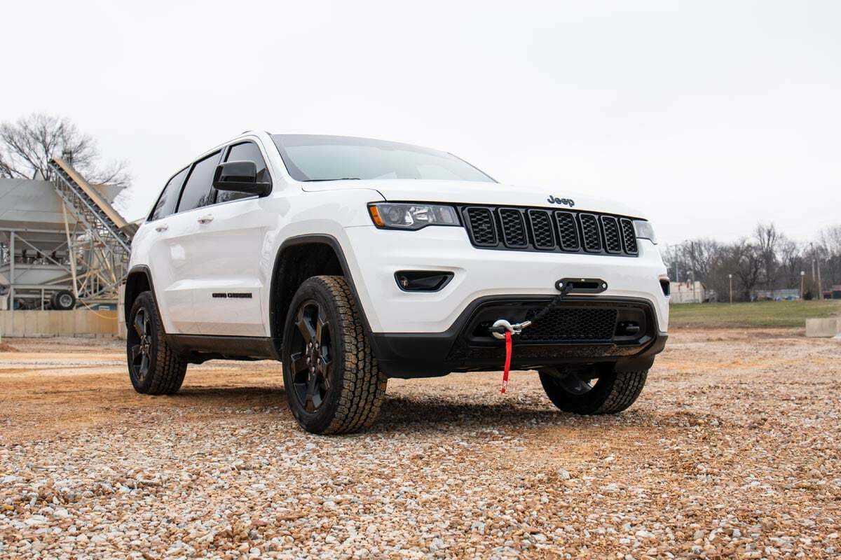 Fits Jeep Grand Cherokee WK2 4WD (2014-2020) Hidden Winch Mount; 10602