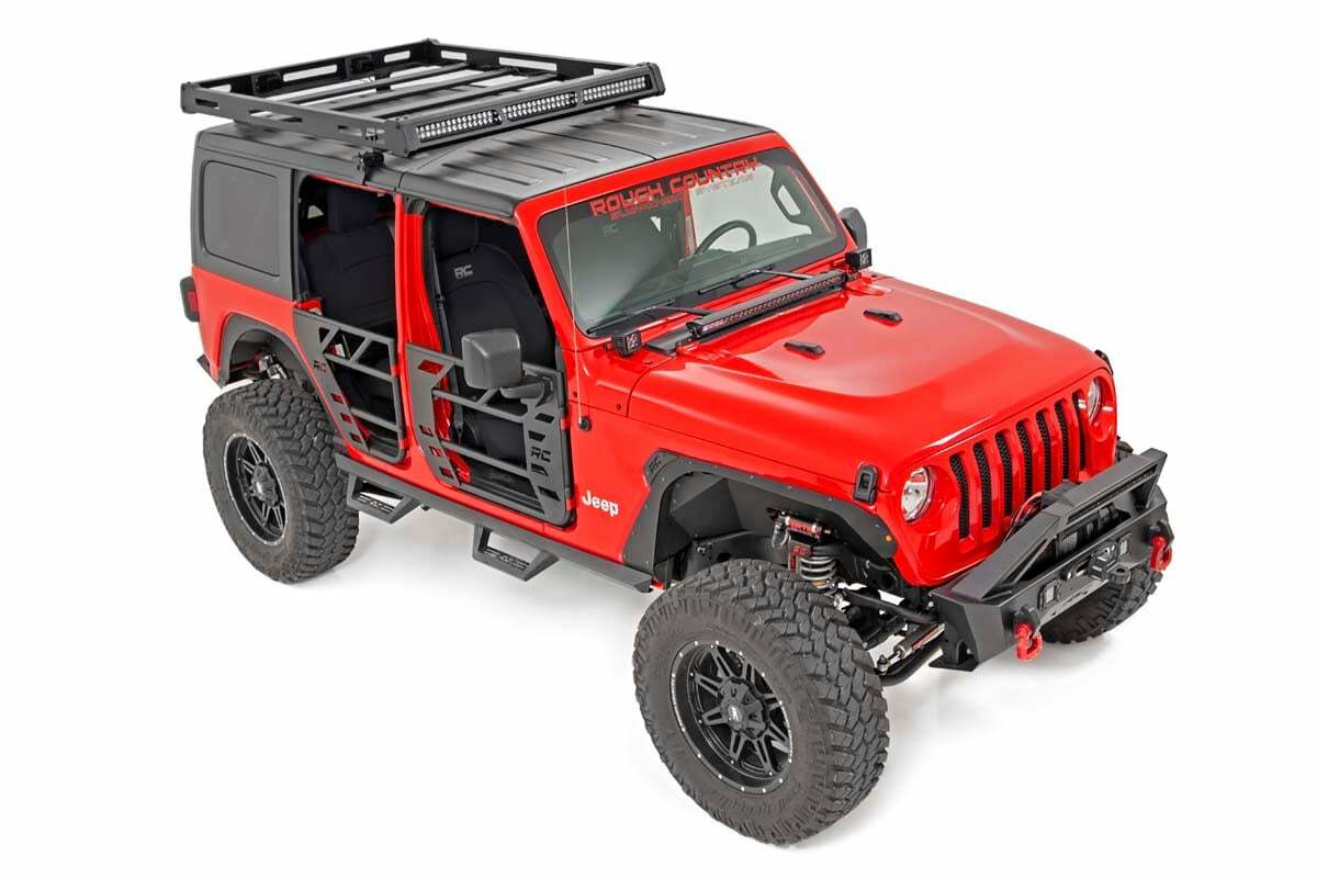 Fits Jeep Wrangler JL (18-24)/Wrangler Unlimited (18-24) 4WD Roof Rack; 10612