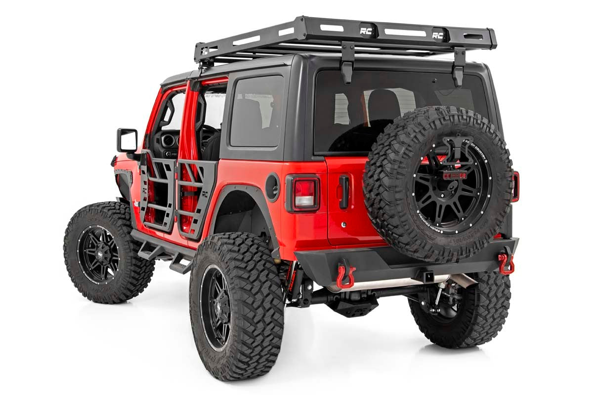 Fits Jeep Wrangler JL (18-24)/Wrangler Unlimited (18-24) 4WD Roof Rack; 10612