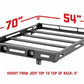 Fits Jeep Wrangler JL (18-24)/Wrangler Unlimited (18-24) 4WD Roof Rack; 10612