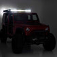Fits Jeep Wrangler JK (07-18) Roof Rack; Black Series Lights; 10615