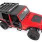 Fits Jeep Wrangler JK (07-18) Roof Rack; Black Series Lights; 10615