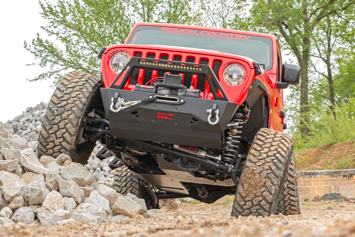 Fits Jeep Wrangler Unlimited (18-19) Skid Plate Combo; 3.6L; T-Case; 10616