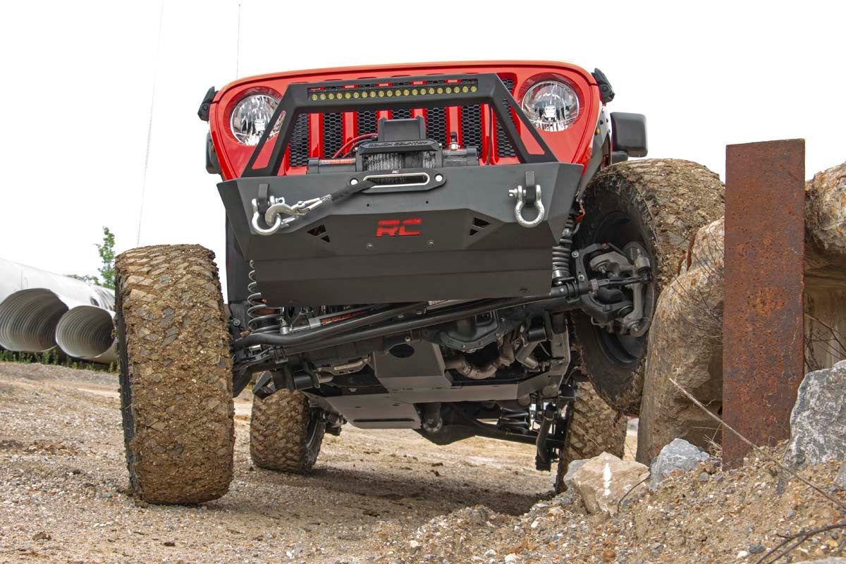 Fits Jeep Wrangler Unlimited (18-19) Skid Plate Combo; 3.6L; T-Case; 10616