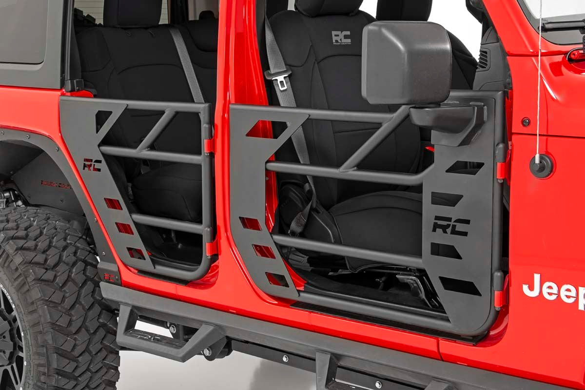 Fits Jeep Gladiator JT 4WD (18-24) Tubular Doors; Front and Rear; 10619