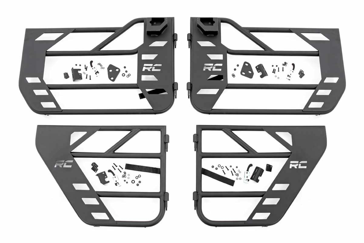 Fits Jeep Gladiator JT 4WD (18-24) Tubular Doors; Front and Rear; 10619