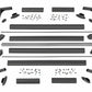 Fits Jeep Gladiator JT 4WD (2020-2024) Bed Rack; Aluminum; 10620