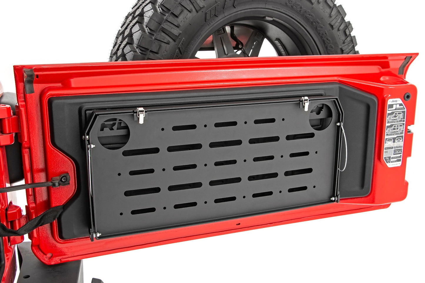 Fits Jeep Wrangler JL (18-24)/Wrangler Unlimited (18-24) Tailgate Table; 10625