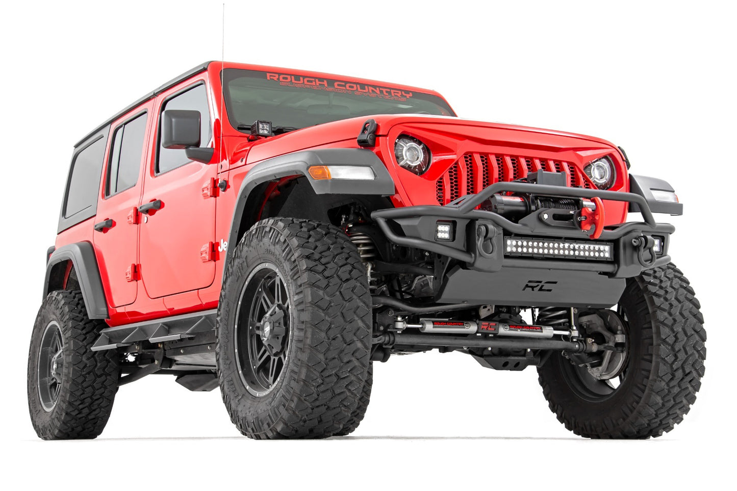 Fits Gladiator JT/Wrangler JK & JL Front Winch Bumper Tubular Skid Plate 10647