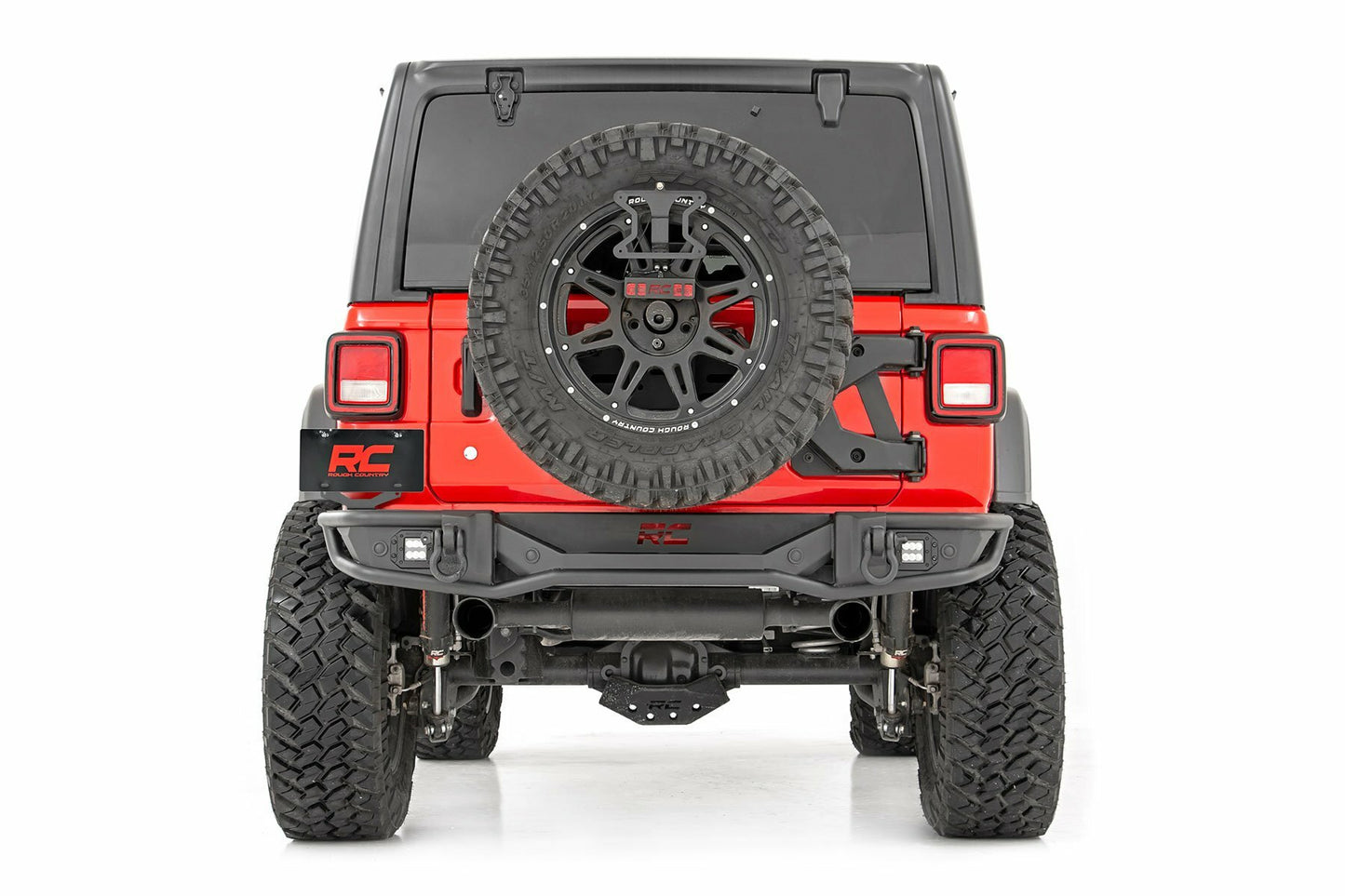 Fits Jeep Wrangler JL (18-24) (18-24) Rear Bumper; Tubular; 10648