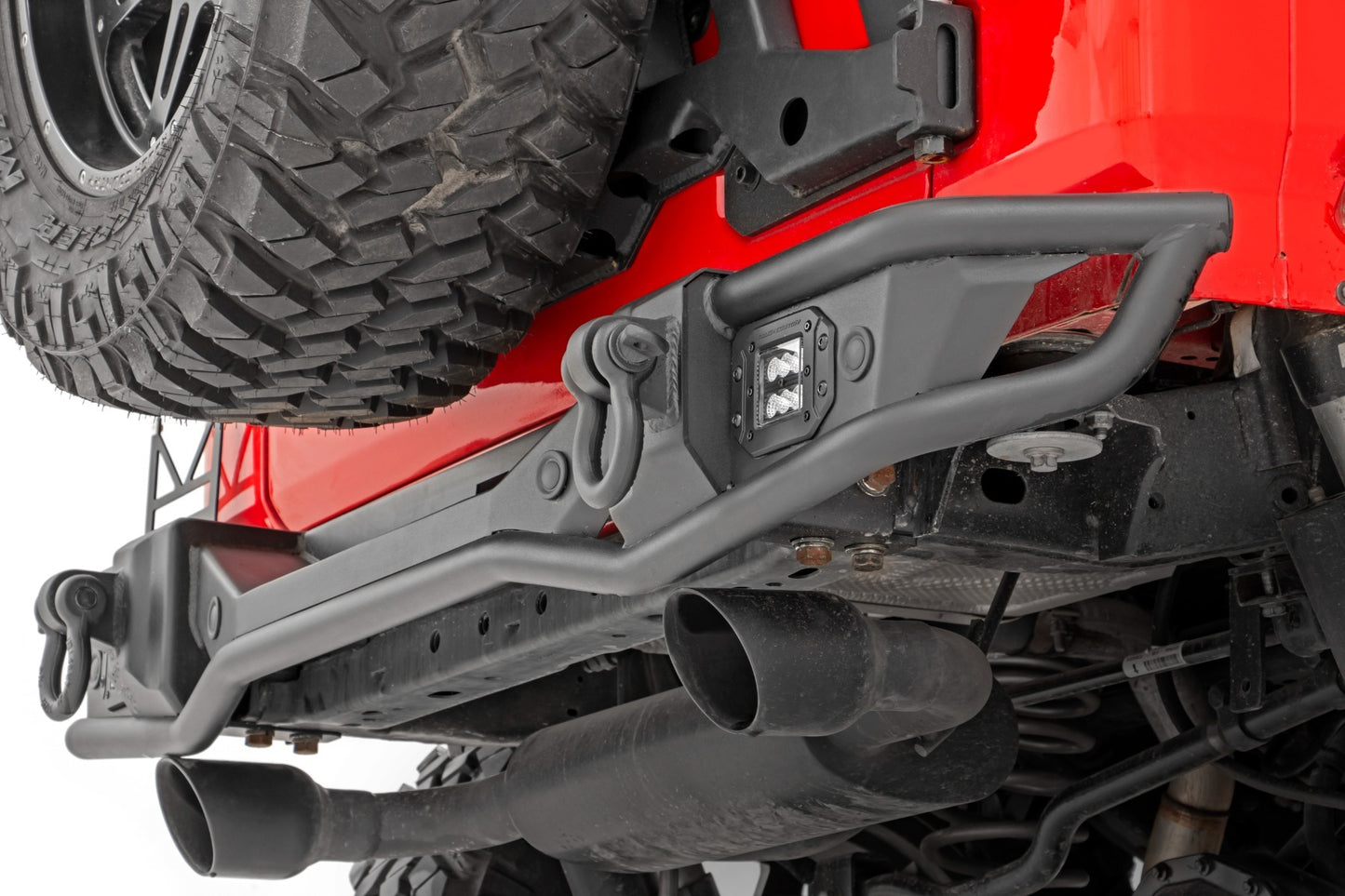 Fits Jeep Wrangler JL (18-24) (18-24) Rear Bumper; Tubular; 10648