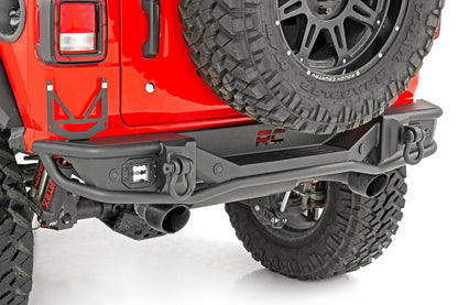 Fits Jeep Wrangler JL (18-24) (18-24) Rear Bumper; Tubular; 10648