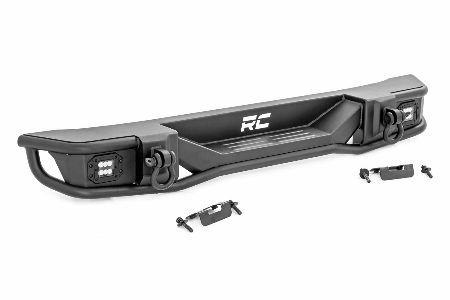 Fits Jeep Wrangler JK/Wrangler Unlimited (2007-2018) Rear Bumper; Tubular; 10649