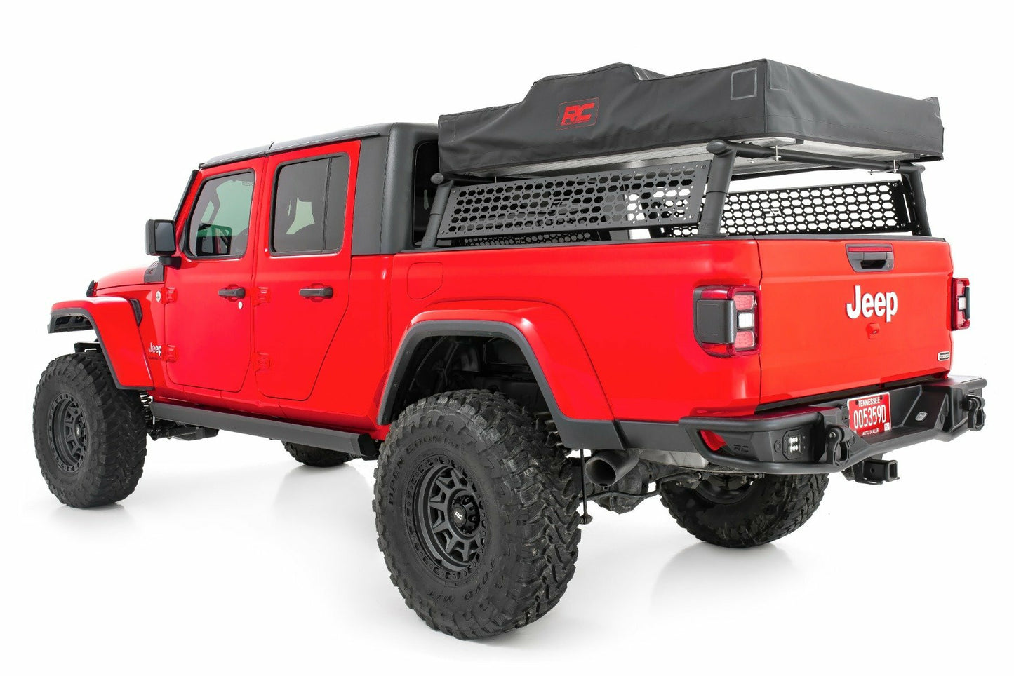 Fits Jeep Gladiator JT 4WD (2020-2024) Bed Rack Molle Panel; 10656