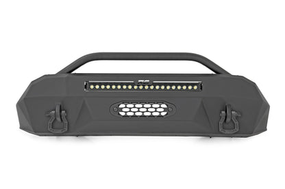 Fits Toyota Tacoma 2&4WD (2016-2023) Front Bumper; Hybrid; 20" Blk DRL LED 10724