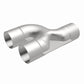 Universal Exhaust Pipe Smooth Trans Y 2.50 SS 90 deg. 10732 Magnaflow