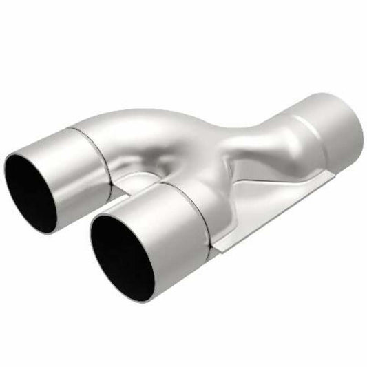 Universal Exhaust Pipe Smooth Trans Y 2.50 SS 90 deg. 10732 Magnaflow - Y Pipe Car Part People
