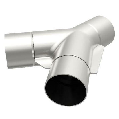 Universal Exhaust Pipe Smooth Trans Y 2.50 SS 70 deg. 10733 Magnaflow - Y Pipe Car Part People
