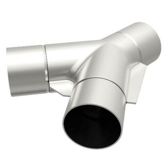 Universal Exhaust Pipe Smooth Trans Y 2.50 SS 70 deg. 10733 Magnaflow - Y Pipe Car Part People