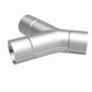 Universal Exhaust Pipe Smooth Trans Y 2.50 SS 70 deg. 10733 Magnaflow