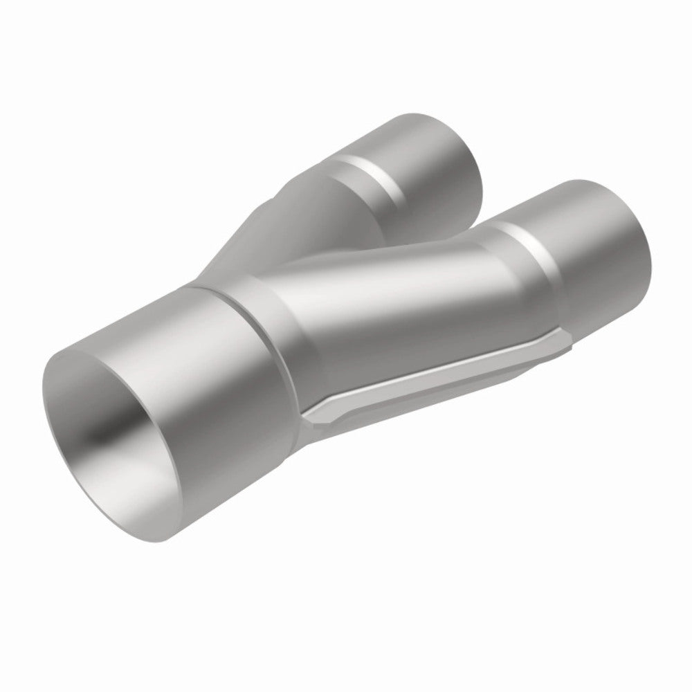 Universal Exhaust Pipe Smooth Trans Y 2.50/2.00 SS 10deg. 10735 Magnaflow - Y Pipe Car Part People