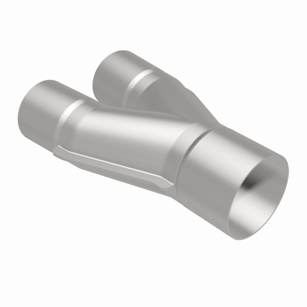 Universal Exhaust Pipe Smooth Trans Y 2.50/2.00 SS 10deg. 10735 Magnaflow - Y Pipe Car Part People