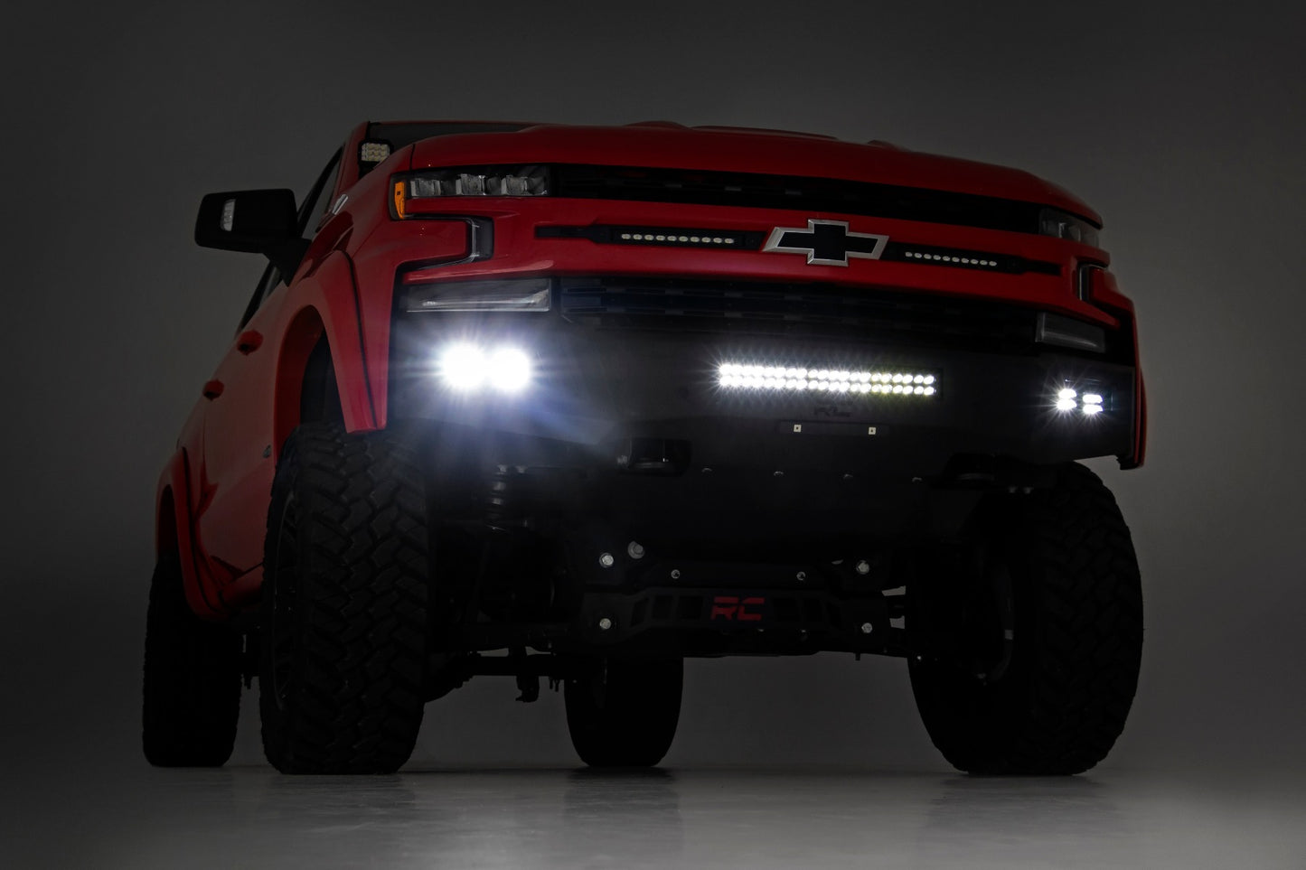 Fits Silverado 1500(19-22) High Clearance Front Bumper LED Lights 10757A