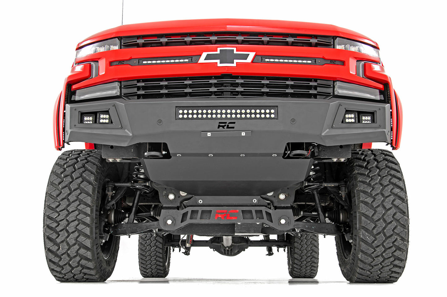 Fits Silverado 1500(19-22) High Clearance Front Bumper LED Lights 10757A