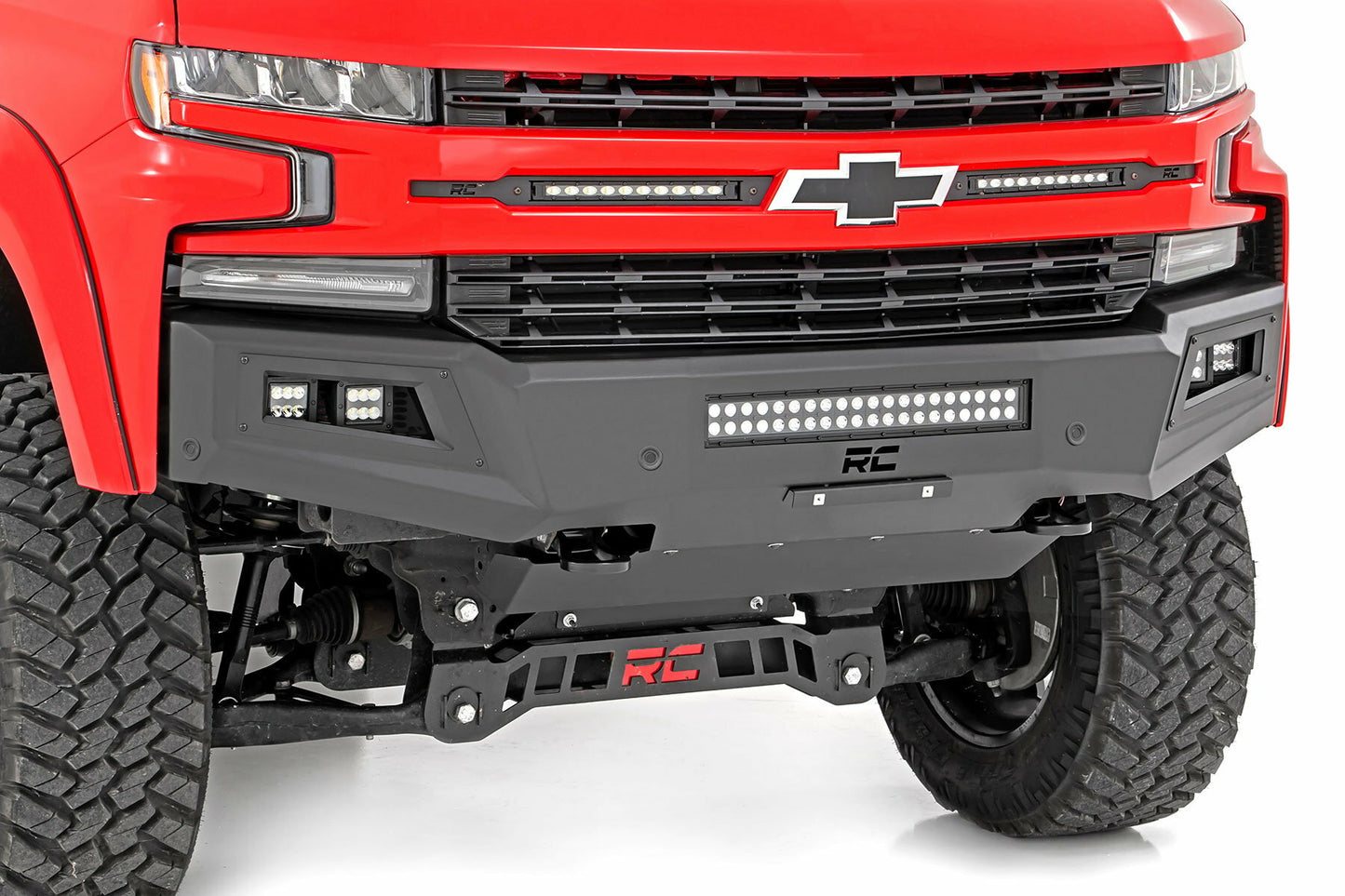Fits Silverado 1500(19-22) High Clearance Front Bumper LED Lights 10757A