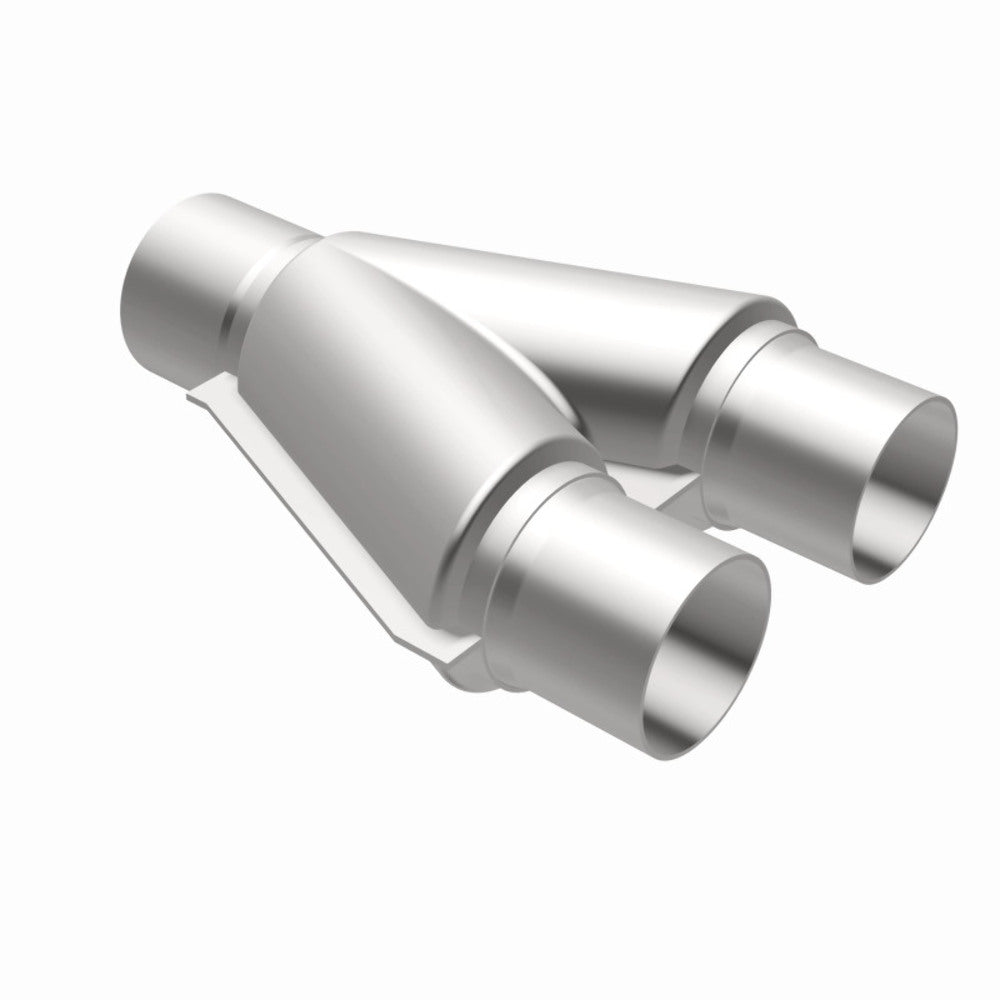 Universal Exhaust Pipe Smooth Trans Y 2.25/2.5 X 10 Al 10758 Magnaflow - Y Pipe Car Part People
