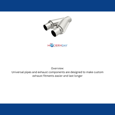 Universal Exhaust Pipe Smooth Trans Y 2.25/2.5 X 10 Al 10758 Magnaflow