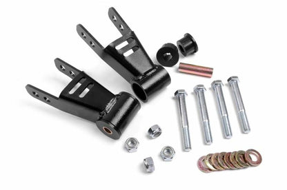 Fits Jeep Cherokee XJ 2&4WD (84-01) Lift Shackles; Rear; 1.5"-2" Lift; 1077