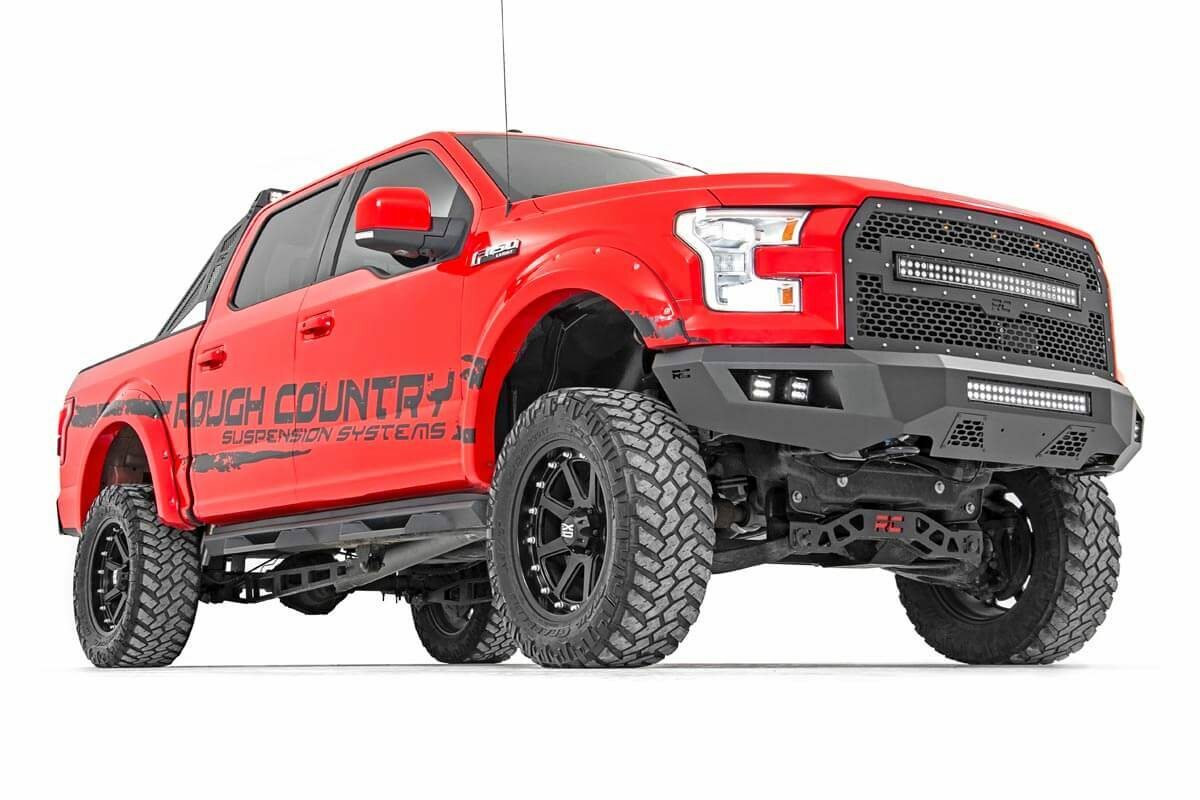 Fits Ford F-150 2WD/4WD (2015-2017) Front Bumper; 10770