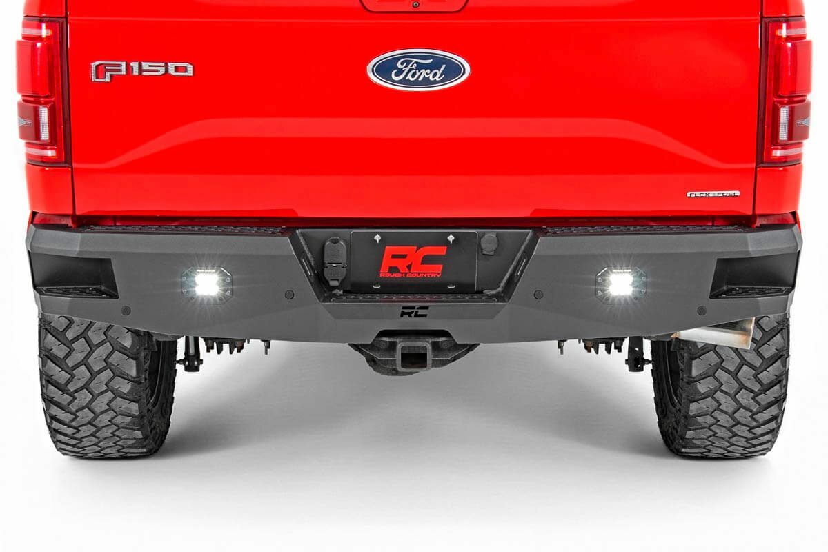 Fits Ford F-150 2WD/4WD (2015-2020) Rear Bumper; 10771