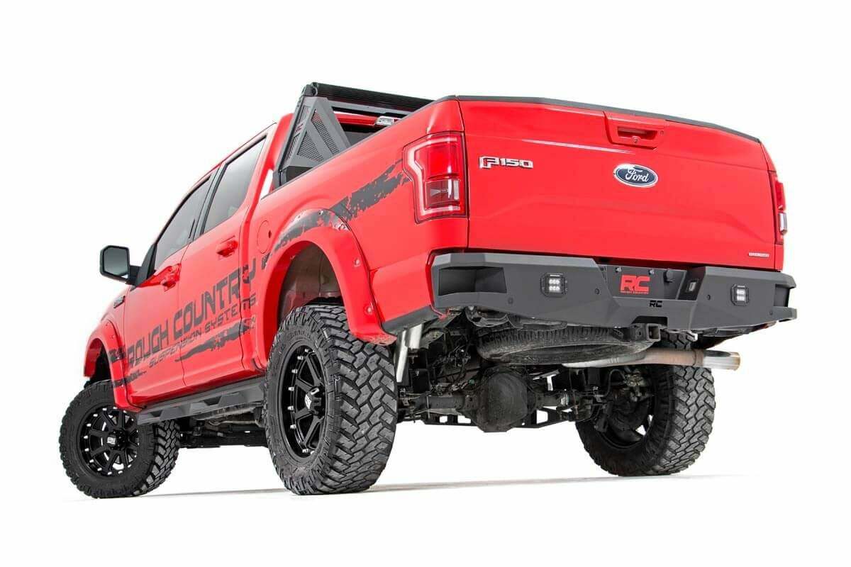 Fits Ford F-150 2WD/4WD (2015-2020) Rear Bumper; 10771