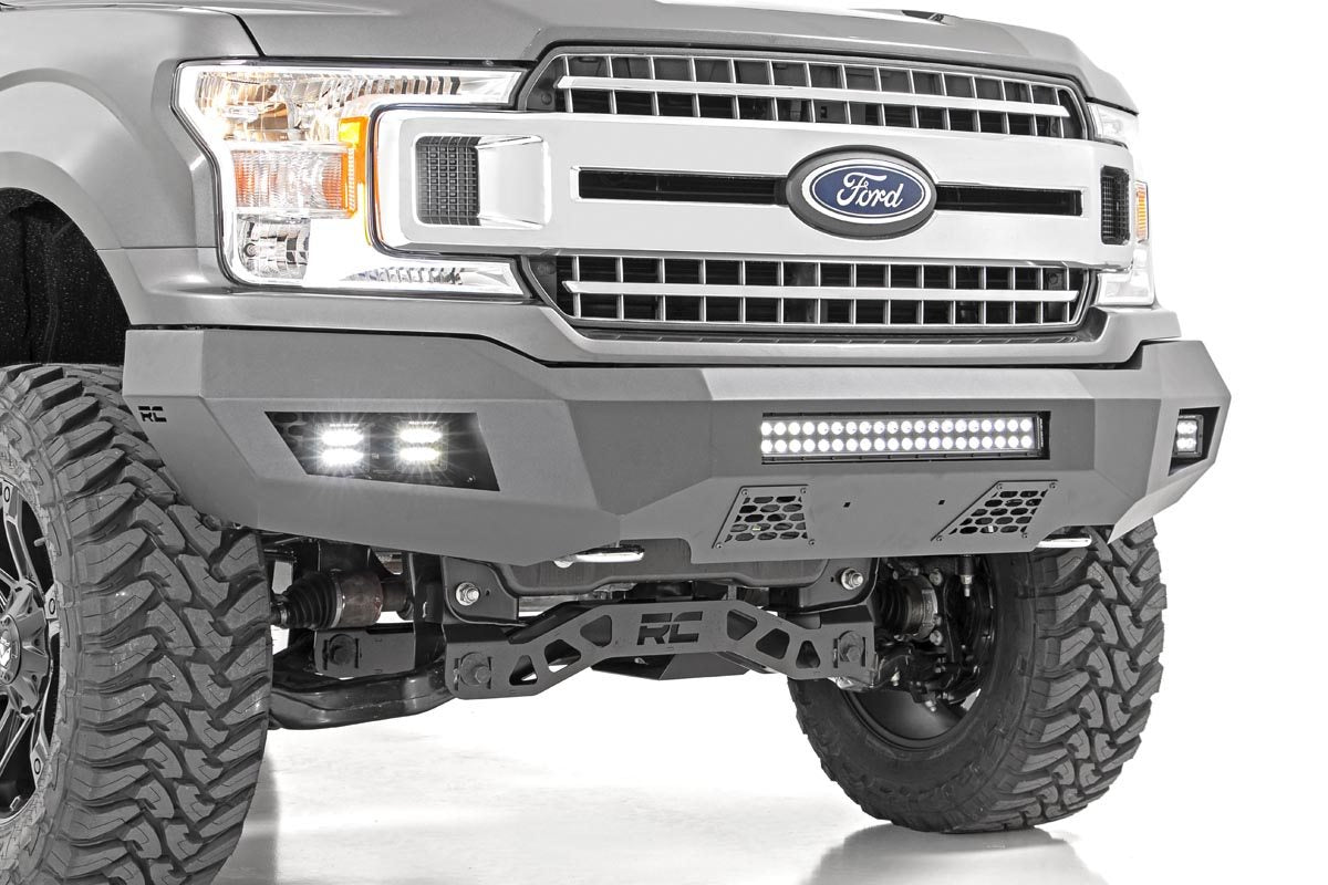 Fits Ford F-150 2WD/4WD (2018-2020) Front Bumper; 10776A